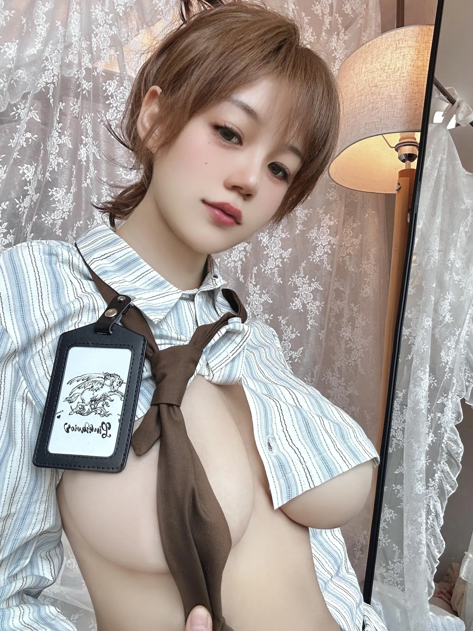 小仓千代w – NO.44 fantia 23.06月会员合集-短衬衫 30062023 [16P]插图4